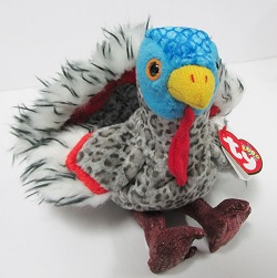 Lurkey the Turkey<BR> Ty Beanie Baby<br>(Click on picture-FULL DETAILS)